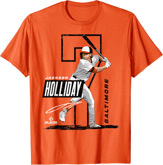 Jackson Holiday | Baltimore Baseball Players | MLBHOL3002 T-Shirt