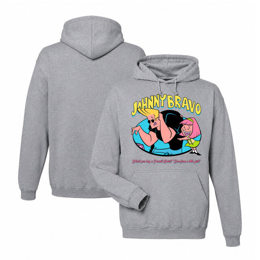Johnny Bravo Hoodie in Graphite Heather