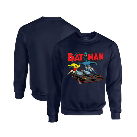 Batman Crewneck Sweatshirt in Navy