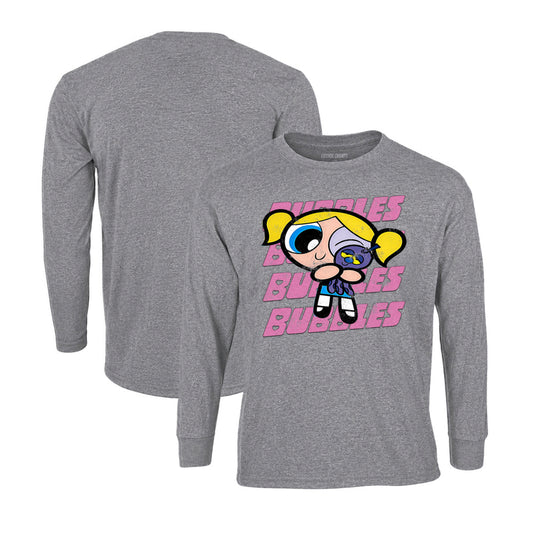 Powerpuff Girls Long Sleeve T-Shirt in Graphite Heather