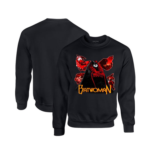 Batwoman Crewneck Sweatshirt in Black
