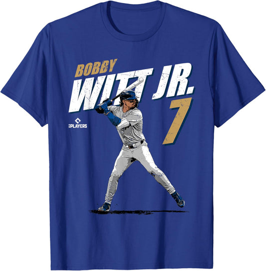 Bobby Witt Jr. | Kansas City Baseball Players | MLBWIT3001 T-Shirt